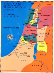 011 OT Maps Israel Tribes
